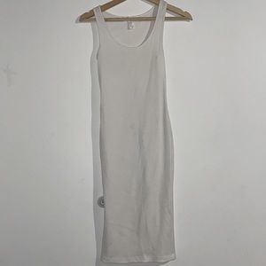 Women’s white knee length dress